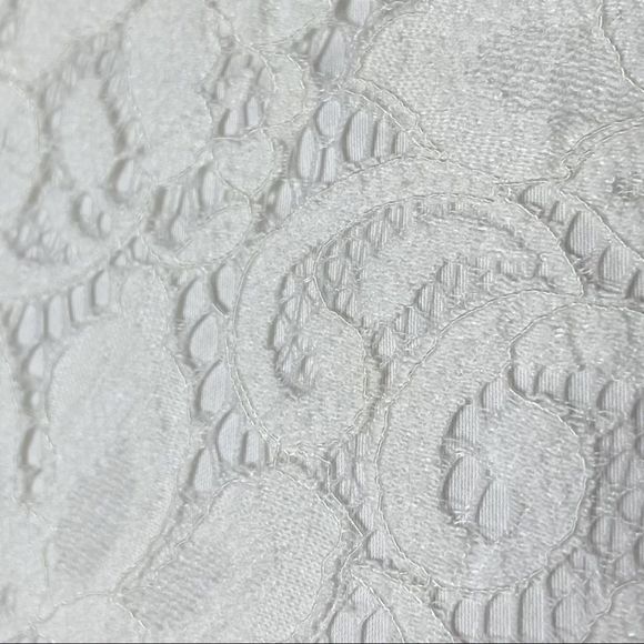 Theory White Lace Danaline LC Sheath Dress 2 - Picture 8 of 10